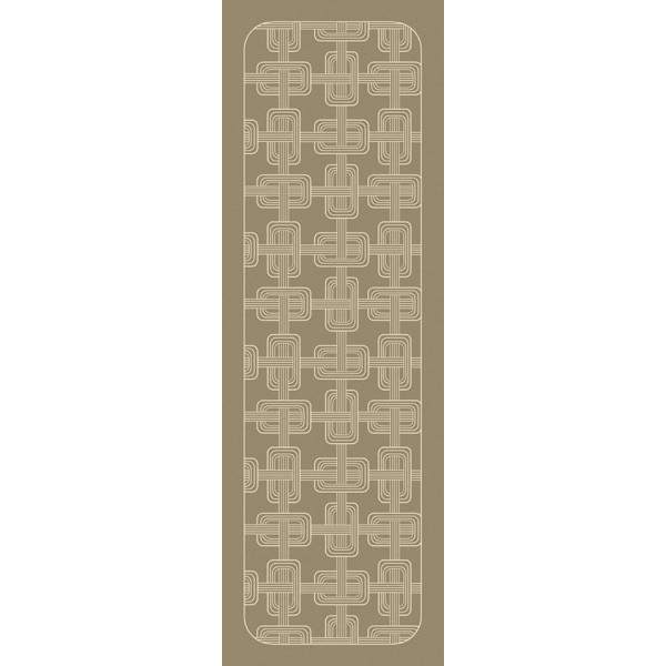 Chemin de table jacquard pur lin Hôtel particulier Buis, Le Jacquard Français