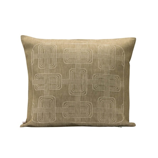 Housse de coussin pur lin Hôtel particulier...
