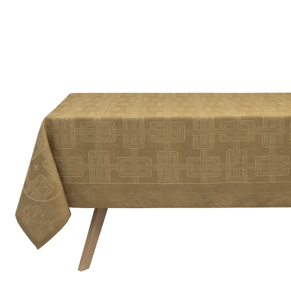 Nappe jacquard pur lin Hôtel particulier...