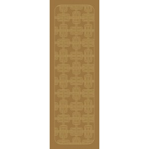 Chemin de table jacquard pur lin Hôtel particulier Boiseries, Le Jacquard Français