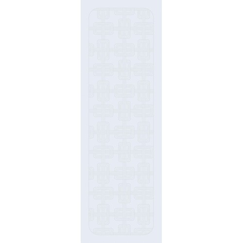 Chemin de table jacquard pur lin Hôtel particulier Stuc, Le Jacquard Français