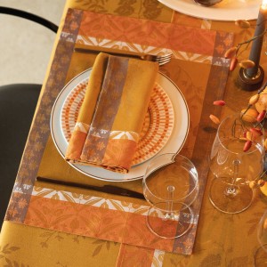 Sets de table enduits Manor Lane Coloquinte, Le Jacquard Français