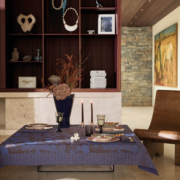 Serviettes de table coton Sulawesi Feuillage...