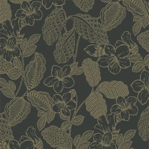 Serviettes de table coton Sulawesi Fleurs Canopée, Le Jacquard Français