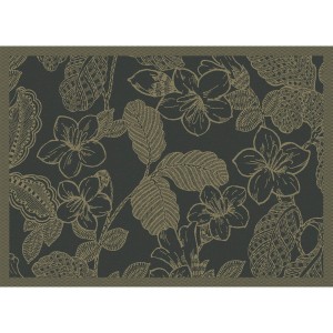 Sets de table enduits Sulawesi Fleurs Canopée, Le Jacquard Français