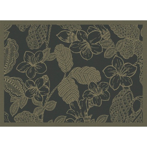 Sets de table enduits Sulawesi Fleurs Canopée, Le Jacquard Français