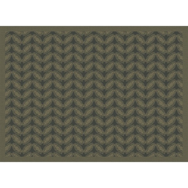 Sets de table enduits Sulawesi Feuillage Canopée, Le Jacquard Français