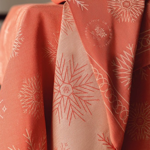 Nappe Ciel étoilé Rouge, Le Jacquard Français