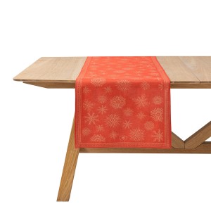 Chemin de table Ciel étoilé Rouge, Le Jacquard Français 2