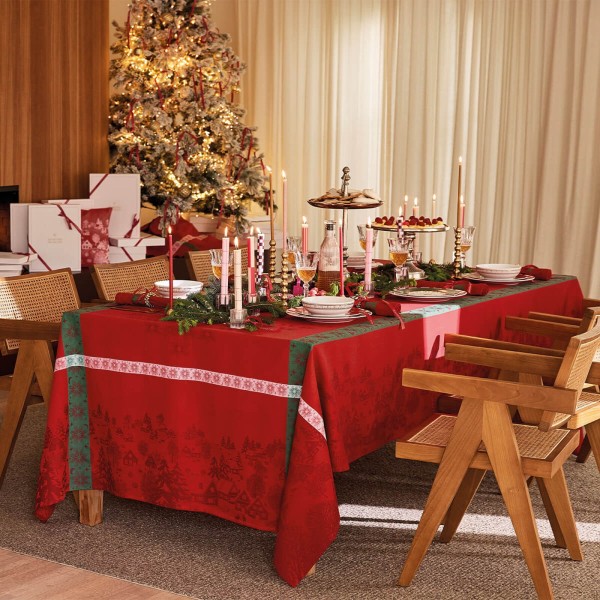 Chemin de table de Noël coton Sous les étoiles...