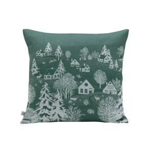 Housse de coussin coton Sous les étoiles Gui, Le Jacquard Français 2