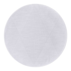 Sets de table antitache coton et lin Club Losanges Albâtre D42cm, Le Jacquard Français