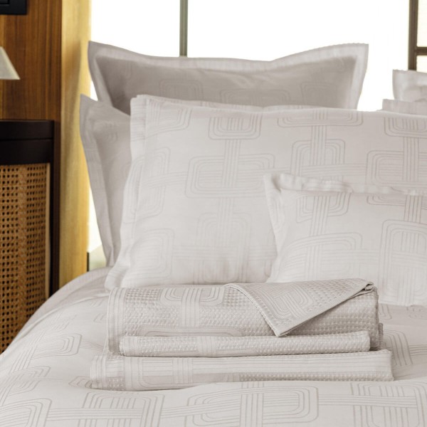 Linge de Bain double nid d'abeilles Hôtel particulier Stuc, Le Jacquard Français
