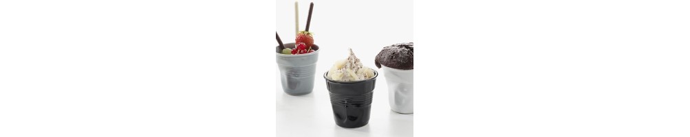 Gobelets froissés Revol - acheter gobelets froissés - vente de gobelets froissés - acheter gobelets espresso - gobelets froissés