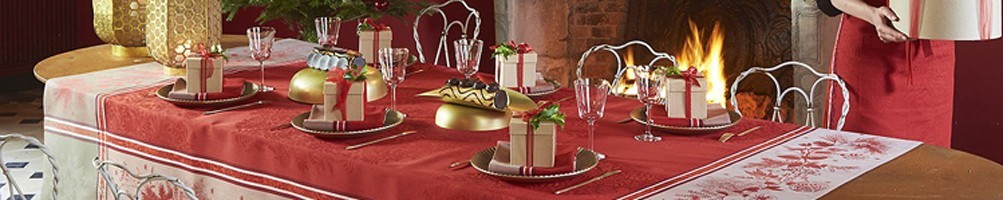 Nappe de noel - Nappe de table noel, fetes, traditionnelle
