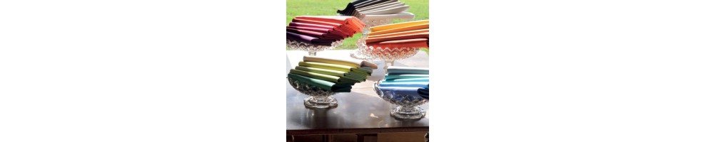 serviettes de table unies
