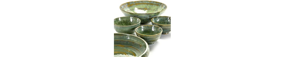 vaisselle originale, pure vert de mer pascale naessens serax