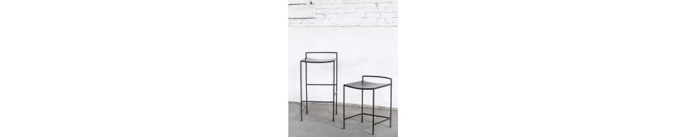 tabouret - tabouret design, metal, contemporain, moderne, createur