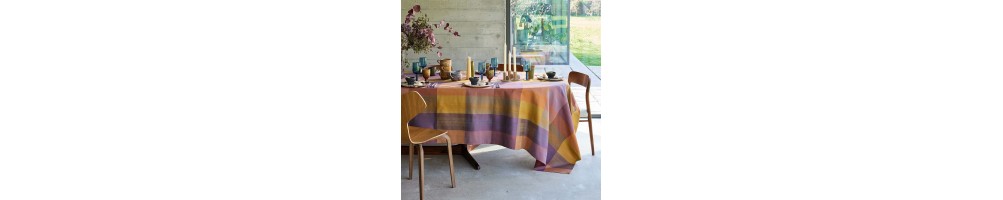Tissu nappe au metre haut de gamme, tissus pour nappes made in france
