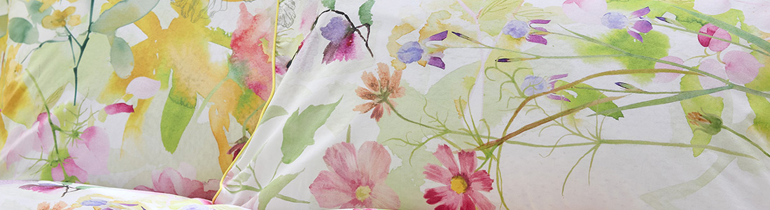 Linge de lit en percale de coton haut de gamme - Percale française