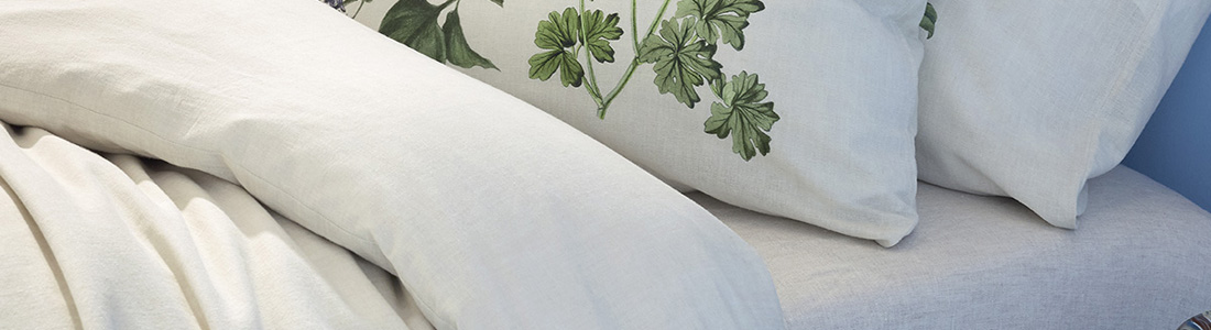Linge de lit en métis coton et lin haut de gamme français