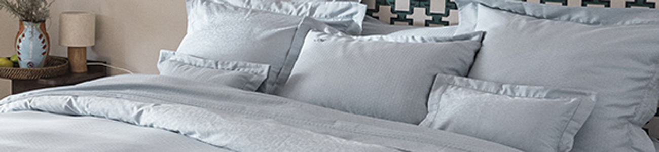 Linge de lit, parures de lit, coton peigné haut de gamme